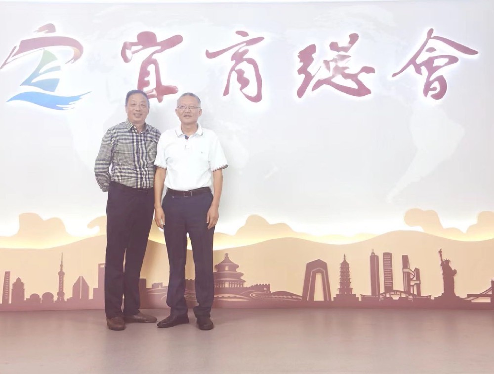 宜商總會秘書長張翼在安慶親切會見安徽省食藥用菌專家委員會主席張方江先生